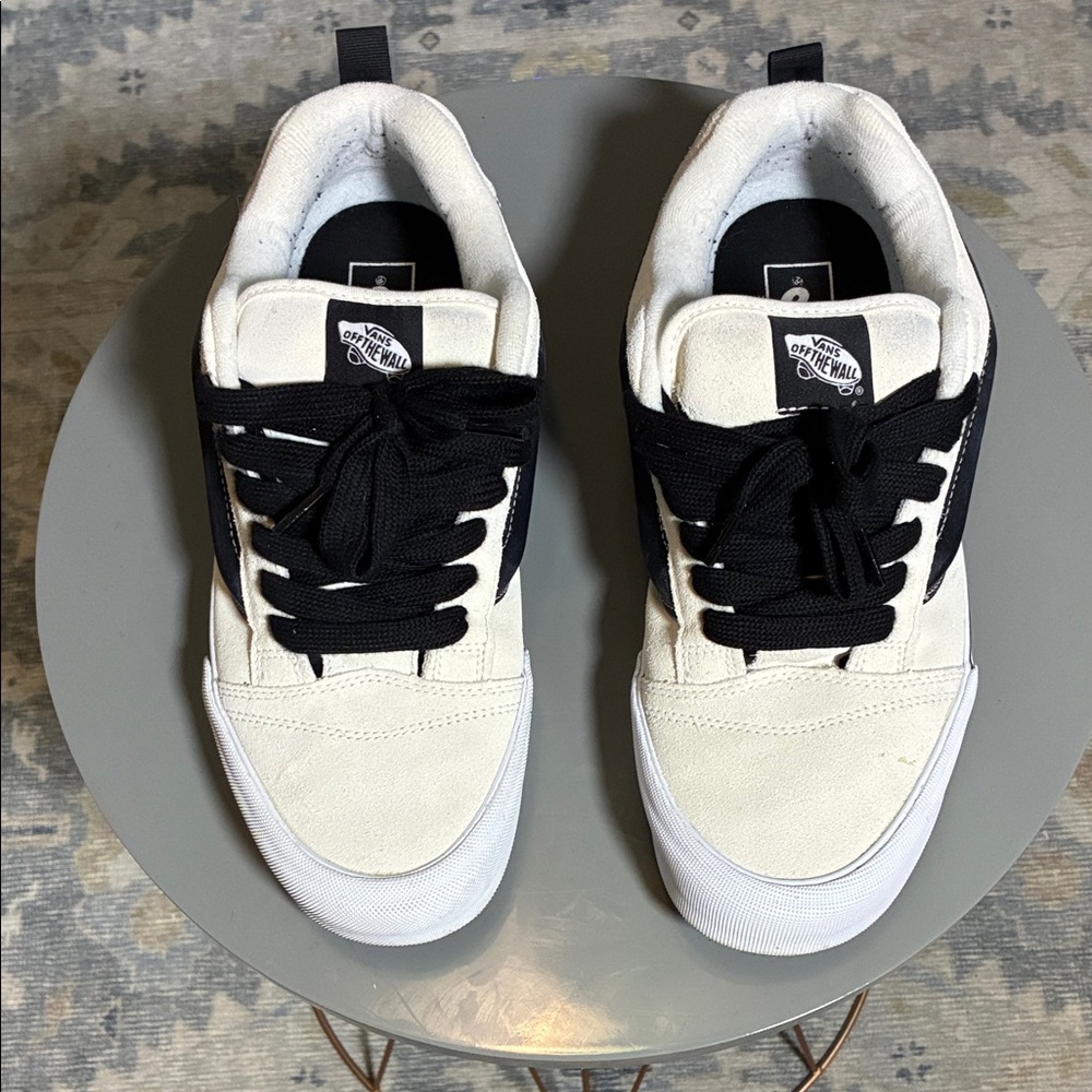 Vans Classic White and Black Sneakers